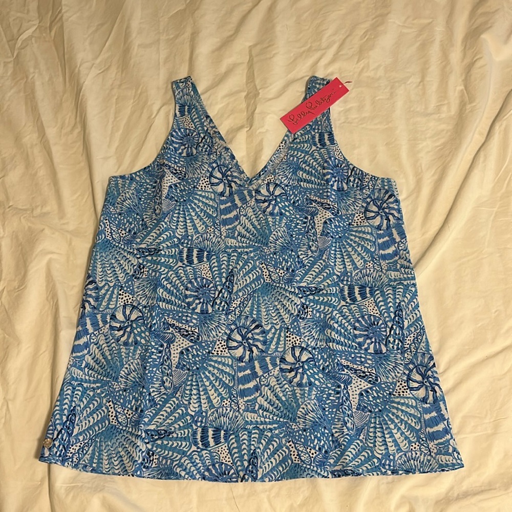 Lilly Pulitzer NWT, linen tank top small
